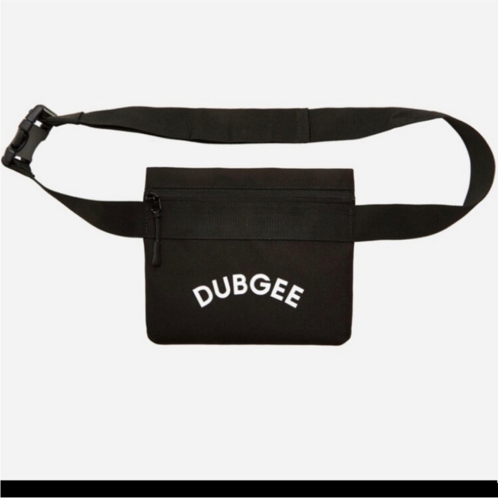 Dubgee by Whoopi Black Waist Bag - Slim Crossbody Fanny Pack